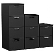 NEXT DAY Eclipse Essential Black Filing Cabinets