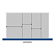 Bott Cubio Drawer Cabinets 800W x 525D Metal Dividers