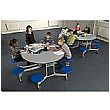 Oval Graduate 8 Seat Folding Dining Units