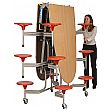 Oval Communicator 12 Seat Folding Dining Units
