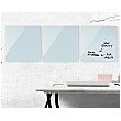 Bi-Office Glass Memo Tile Board