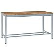 Express Square Tube Workbenches - Beech Worktop