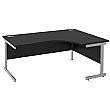 Next Day Eclipse Black Ergonomic Cantilever Desks