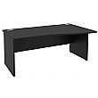 Next Day Eclipse Black Wave Panel End Desks