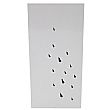 Raindrop Umbrella Stand - White