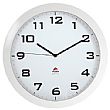 Alba Silent Wall Clock - White