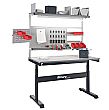 Binary Electric Height Adjustable Workbenches - Laminate Worktop