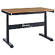 Binary Electric Height Adjustable Workbenches - Beech Worktop