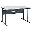 Binary Manual Height Adjustable Workbenches - Laminate Worktop