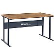 Binary Manual Height Adjustable Workbenches -  Beech Worktop