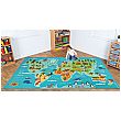 Animals And Places Of The World Carpet