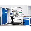 Binary Electric Height Adjustable Workbenches - Laminate Worktop