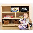 Elegant 8 Compartment Classroom Storage Unit