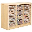 Elegant Classroom Tray Storage Unit