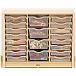 Elegant Classroom Tray Storage Unit