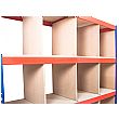 Divider Rivet Shelving System