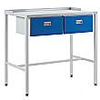 Team Leader Workstations With Two Single Drawers