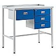 Team Leader Workstations With Single And Triple Drawer