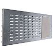 Louvred Galvanised Back Panel With Pinboard