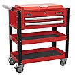 Sealey Heavy Duty Mobile Tool Trolley with Lockable Top