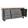 Sealey Mobile Stainless Steel 10 Drawer and Cupboard Tool Cabinet