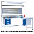 ESD Square Tube Workbench - Lamstat Worktop