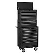 Sealey Topchest, Mid-Box & Rollcab 14 Drawer Stack