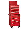 Sealey Topchest, Mid-Box & Rollcab 14 Drawer Stack