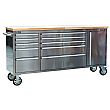 Sealey Mobile Stainless Steel 10 Drawer and Cupboard Tool Cabinet