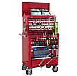 Sealey Red 10 Drawer Topchest & Rollcab Combination with 147pc Tool Kit