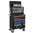 Sealey Black 10 Drawer Topchest & Rollcab Combination with 147pc Tool Kit