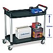 Multi-Purpose Tray Trolley - 2 Shelf