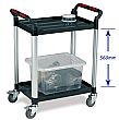 Multi-Purpose Tray Trolley - 2 Shelf