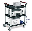 Multi-Purpose Tray Trolley - 3 Shelf