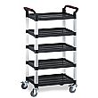 Multi-Purpose Tray Trolley - 5 Shelf