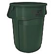 Brute Round Waste Containers Dark Green