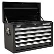 Sealey Black 10 Drawer Topchest & Rollcab Combination with 147pc Tool Kit