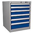 Sealey 6 Drawer Industrial Cabinet - 565W x 580D x 700H