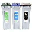 Slim Jim Vented Recycling Bin Starter Packs