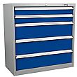 Sealey 5 Drawer Industrial Cabinet - 900W x 450D x 900H - Model C