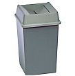 Styleline Square Waste Containers with Lids 132.5L