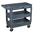 Sealey Heavy Duty Trolley 3 Level Composite with 83Kg Shelf Capacity