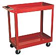 Sealey Heavy Duty Workshop Trolley - 2 Level - Red