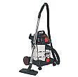 Sealey Stainless Steel Power Clean Wet & Dry Autostart Vacuums