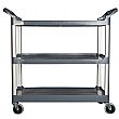 X-tra Utility Trolley with 3 Open Shelves