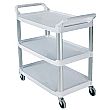 X-tra Utility Trolley with 3 Open Shelves