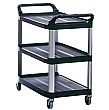 X-tra Utility Trolley with 3 Open Shelves