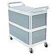 X-tra Utility Trolley Partially Closed with 3 Shelves