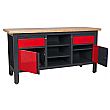 Sealey Workstation with 2 Drawers, 2 Cupboards & Open Storage