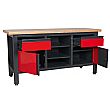 Sealey Workstation with 2 Drawers, 2 Cupboards & Open Storage